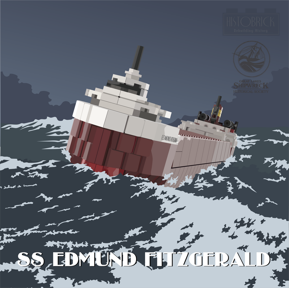 SS Edmund Fitzgerald Great Lakes Shipwreck Museum Histobrick