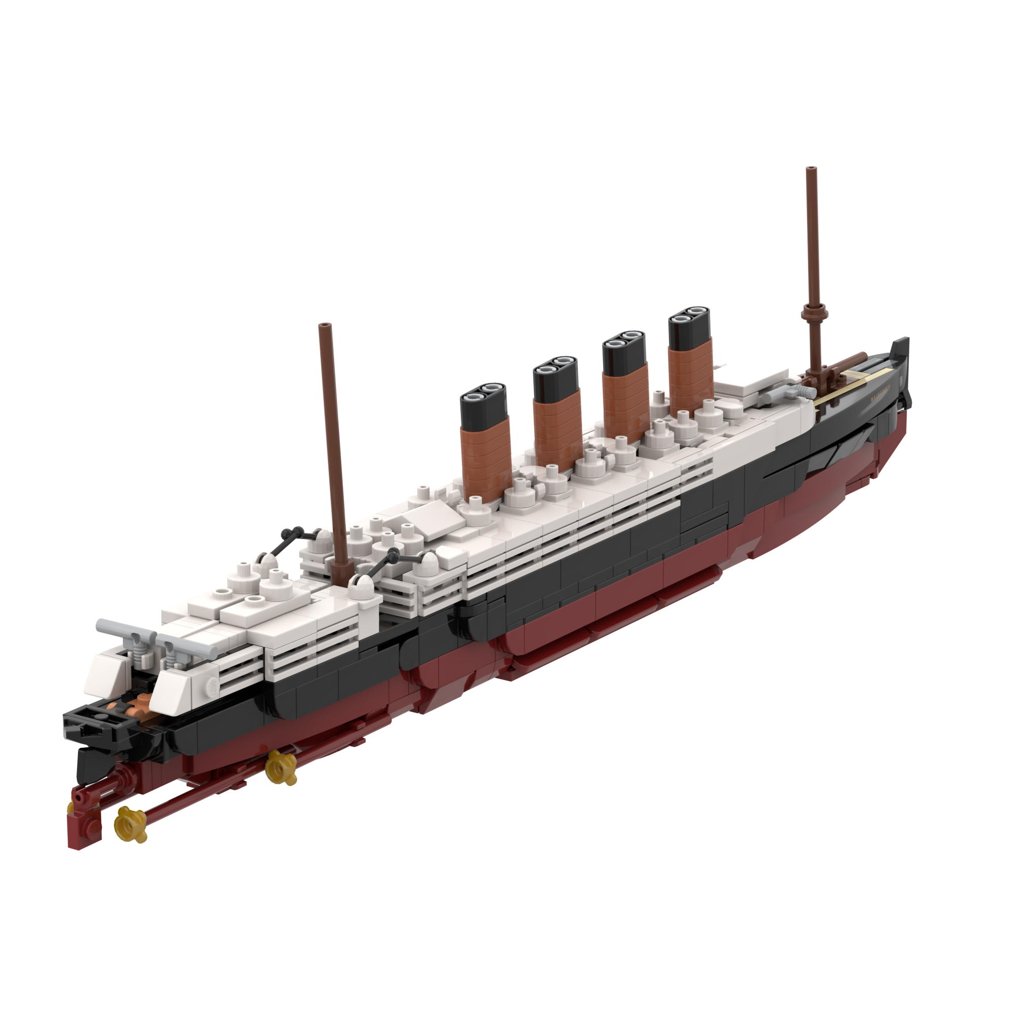 Paper Rms Mauritania Rms Mauretania Model RMS Mauretania Ocean Liner Paper Model In 1/250